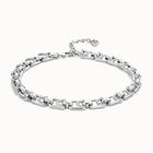 Rectangular links chain necklace