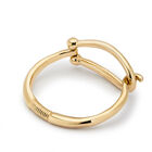 Bangle bracelet with large link