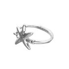 Bangle bracelet with starfish