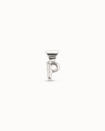Sterling silver-plated Personalization collection charm