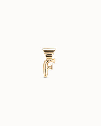 18K gold-plated Personalization collection charm