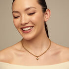Beaded chain necklace