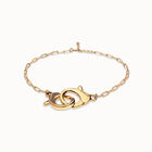 Necklace with large interlocking snap hook