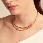 Choker necklace with white cubic zirconia