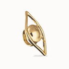 Big eye-shaped ring