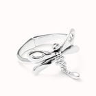 Bangle bracelet with a dragonfly