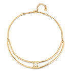 Choker necklace with white cubic zirconia