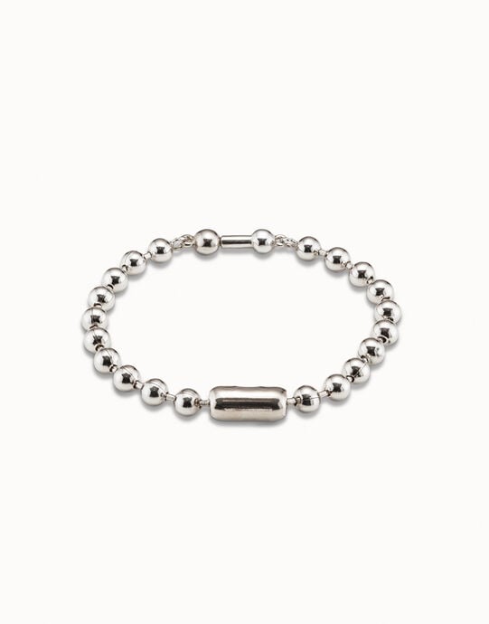 Kettenarmband aus 925er Sterlingsilber, Silber, large