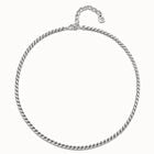 Collar ba&ntilde;ado en plata de ley