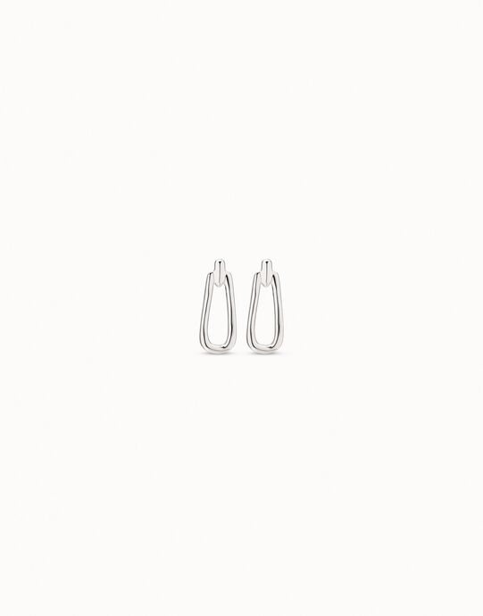 Link shaped earrings