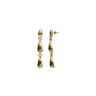 Linked Teardrop Drop Earrings