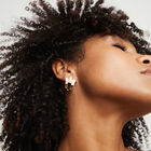 Triple-Curve Stud Earrings