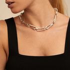 necklace with square links