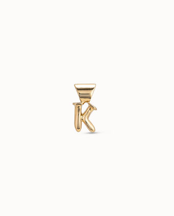 18K gold-plated Personalization collection charm