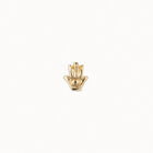Piercing ba&ntilde;ado en oro de 18k de mano de F&aacute;tima