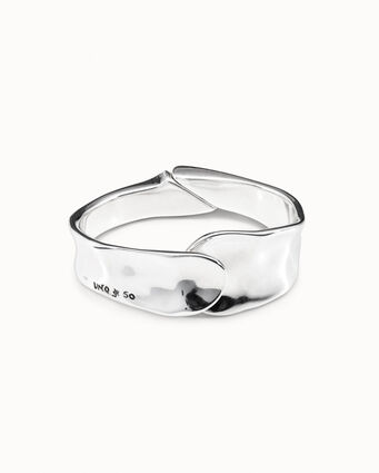 Bracciale rigido placcato argento Sterling