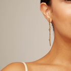 Drop eearrings with the iconic UNOde50 nail