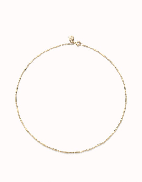 Cadena ba&ntilde;ada en oro 18k