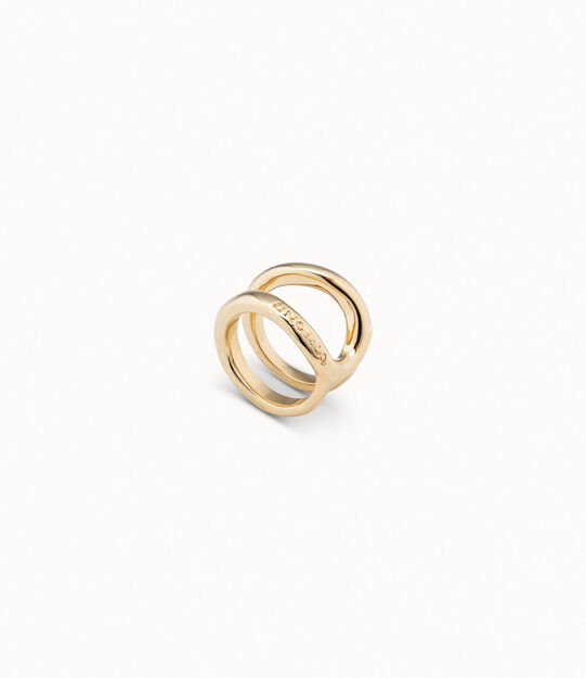 Anillo bañado en oro 18k