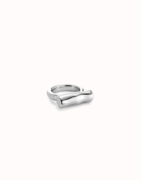 Ring with horizontal tube