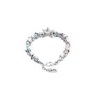 Elastic bracelet with crystals and starfish