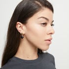 Drop earrings with two murano glass beads