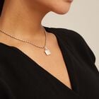 Short oval link chain necklace