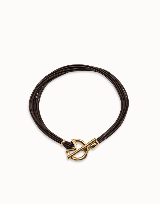Necklace MeetingPoint, Golden, large
