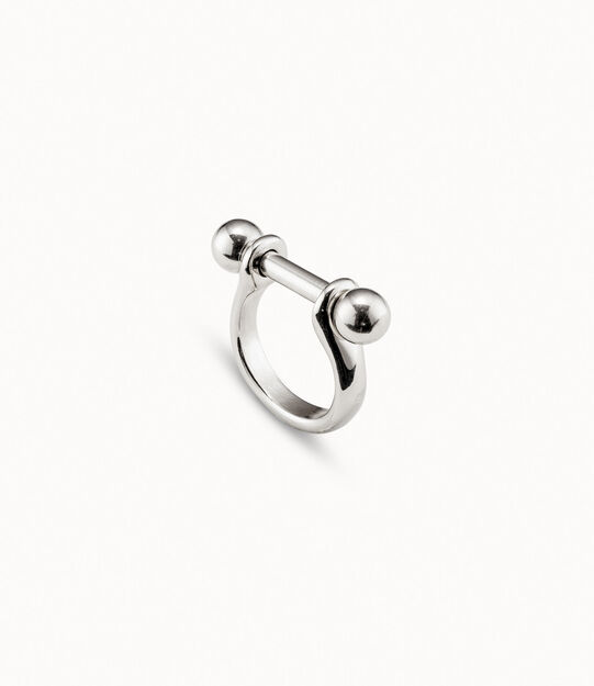 Anillo bañado en plata de ley