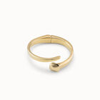 Nail shaped bangle bracelet
