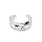Bangle bracelet with crystals