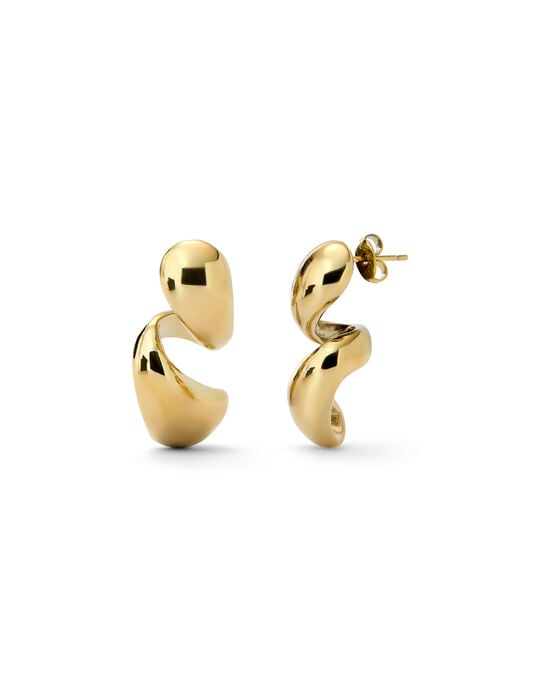 Chunky Double Teardrop Earrings