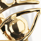 Bangle bracelet with a striking central eye