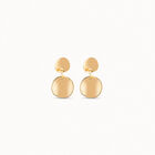Circle drop earrings