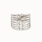 Bangle bracelet with multiple nail heads