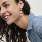 Long earrings with 3 starfishes