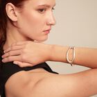 Bangle bracelet with large link