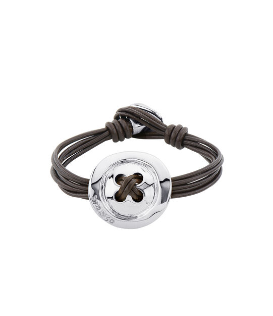 Pulsera bañada en plata de ley