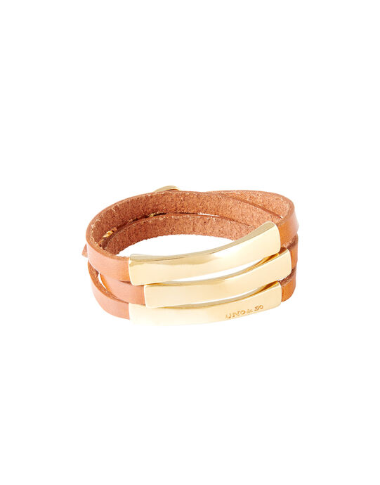 Pulsera ba&ntilde;ada en oro de 18k