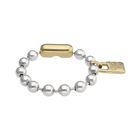 Beaded bracelet with padlock