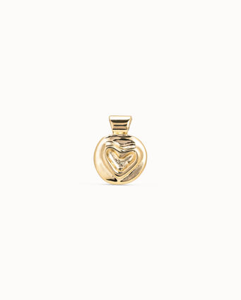 18K gold-plated heart charm