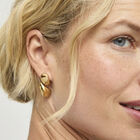 Chunky Double Teardrop Earrings