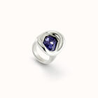 Ring with purple crystal