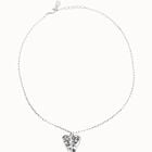 Short necklace with wing detail