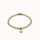 Beaded charm bracelet