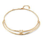 Choker necklace with white cubic zirconia