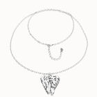 Long necklace with wing detail
