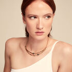Choker necklace with  crystals