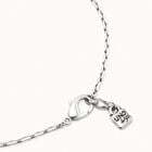 Collana maglie placcata argento Sterling