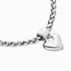 Chain bracelet with small heart detail